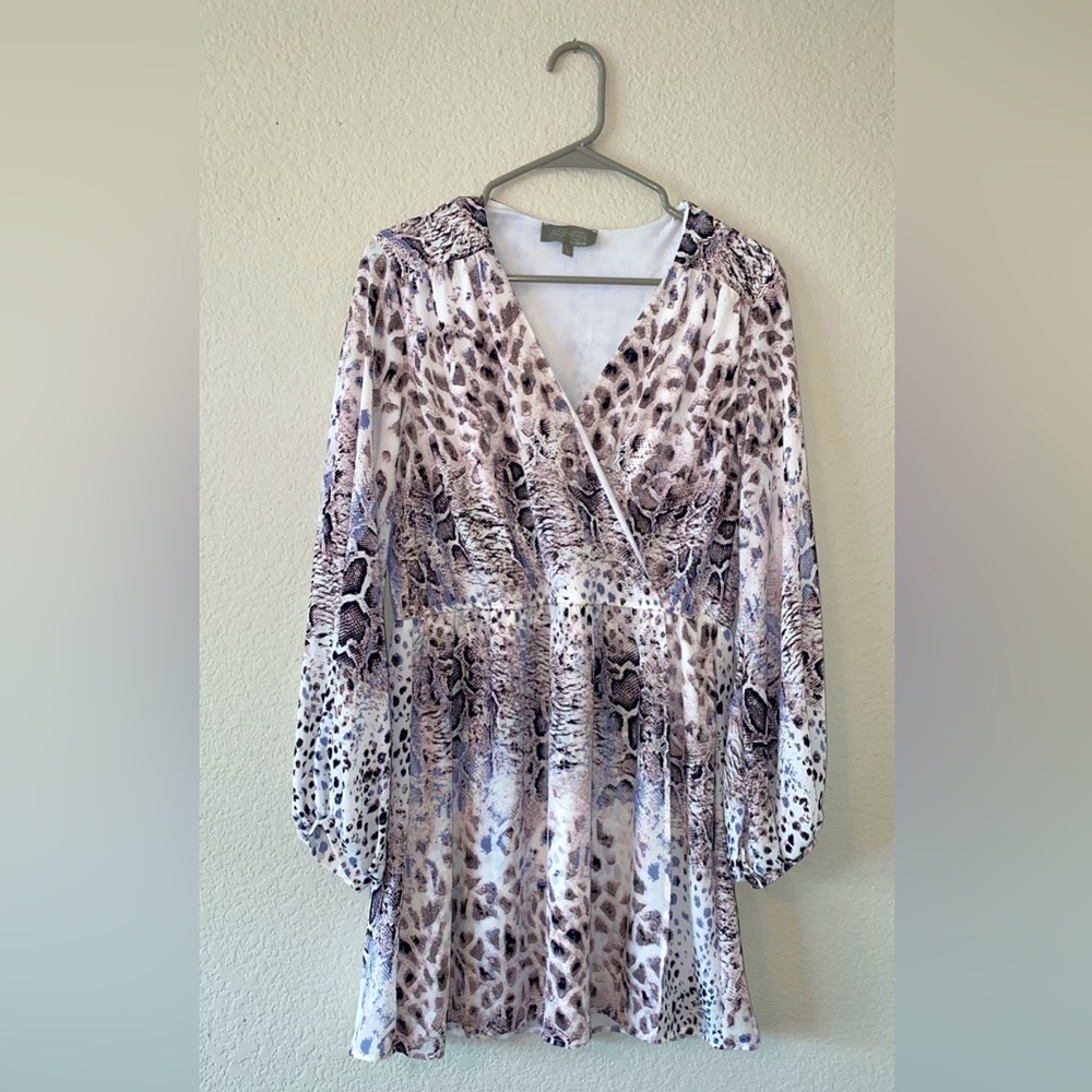 Asher by Fab’rik snakeskin pattern dress size Large